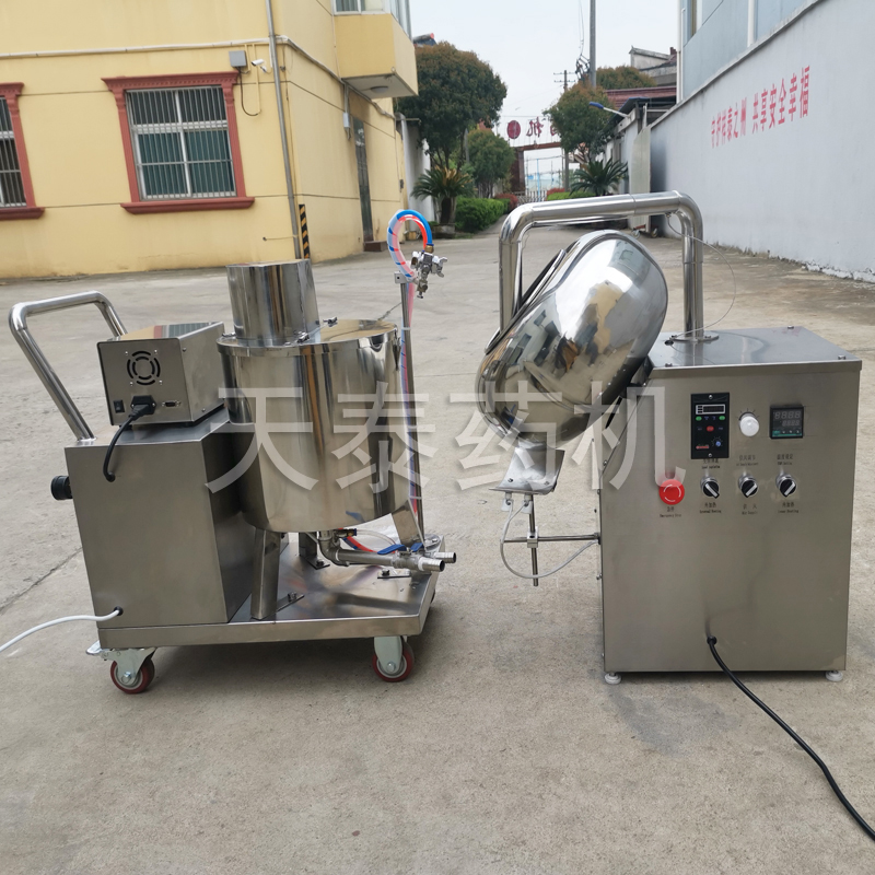 Simple film coating machine